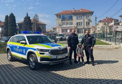 Превантивна беседа за правилата за пътна безопасност - ДГ Слънце - Айтос